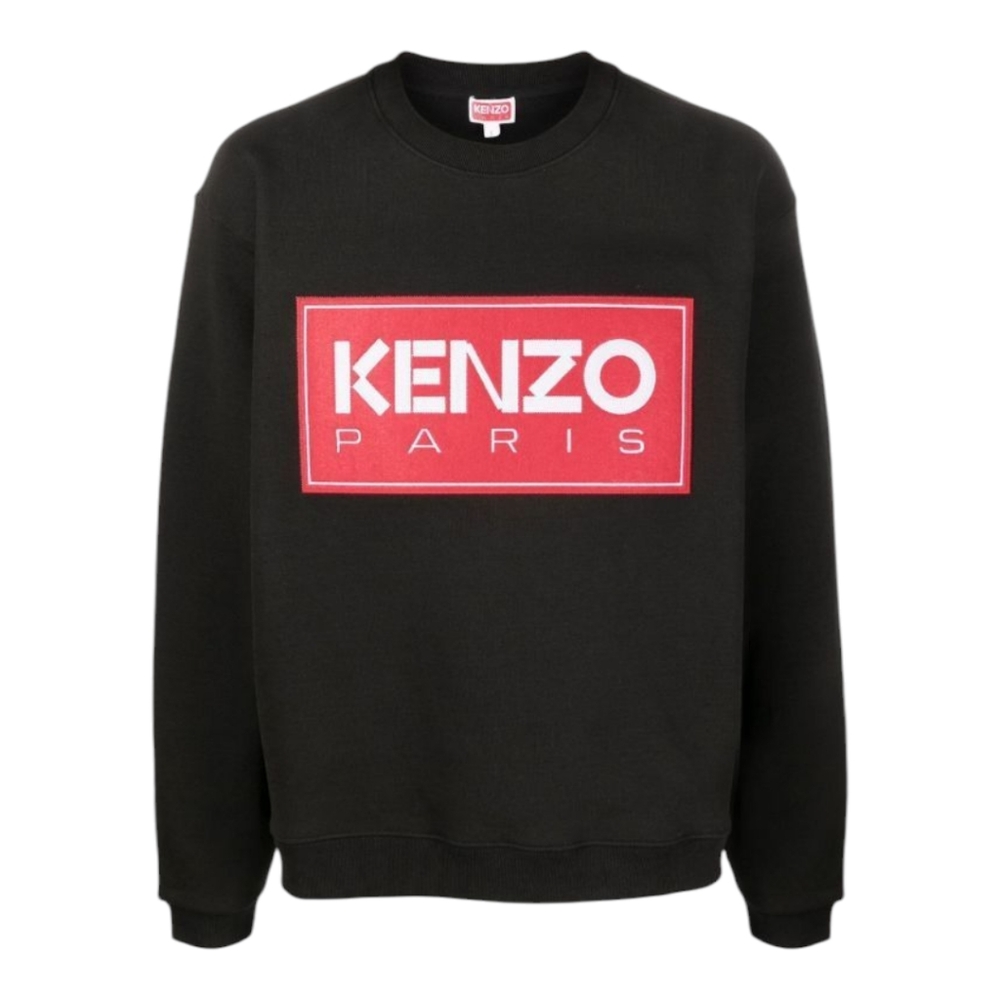 Kenzo Black Sweatshirt with Red Logo